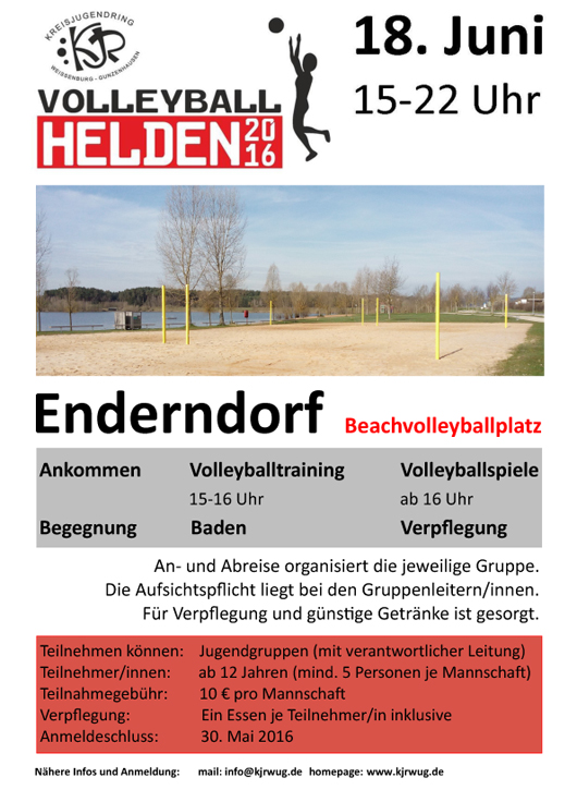 Volleyballhelden-Info-Plakat